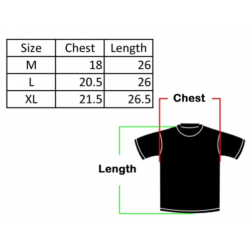 bape t shirt measurements