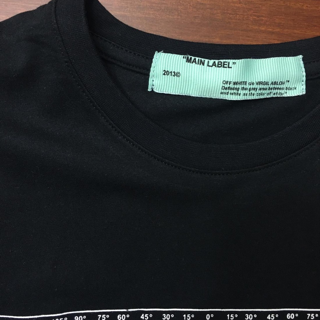 off white map tee
