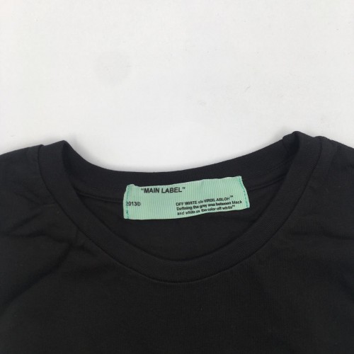 Off-White Split Logo Tee Black [HOP Batch]