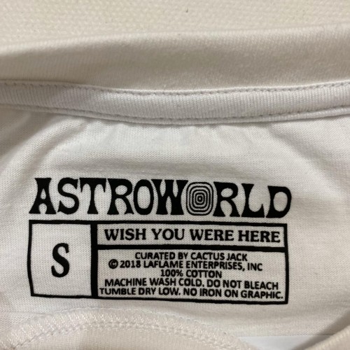 Astroworld Put On A Happy Face Tee White [HOP Batch]