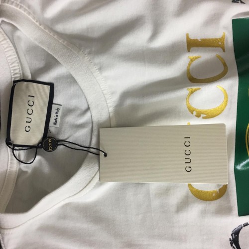 GG Box Logo Glossy Gold Tee White