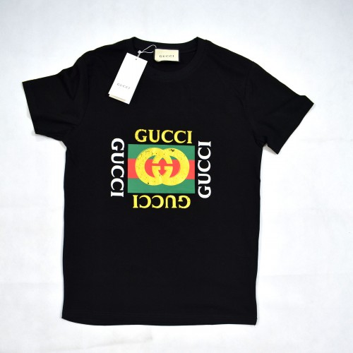 GG Box Logo Gold Matte Tee Black