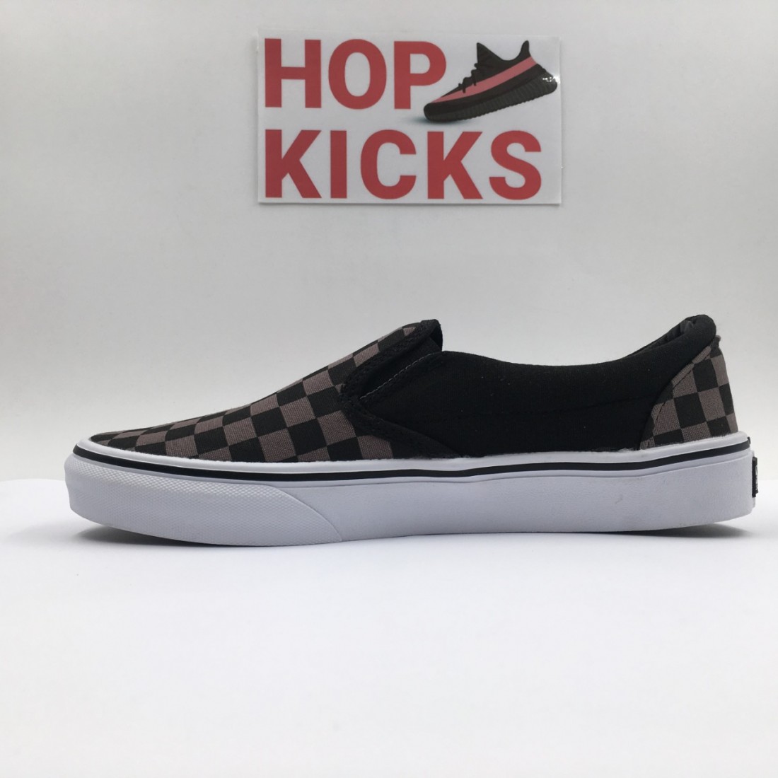 vans checkerboard black and grey