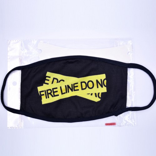 Off-White Fire Tape Face Mask [HOP Batch]