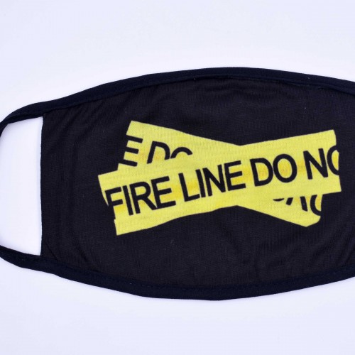 Off-White Fire Tape Face Mask [HOP Batch]