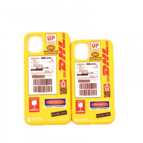 DHL 50th Anniversary Label Yellow