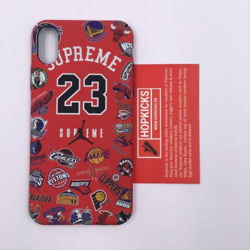 NBA X Supreme X Air Jordan Red Case