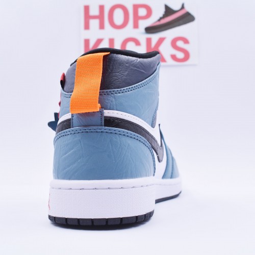 Facetasm X Air Jordan 1 Mid Fearless Blue