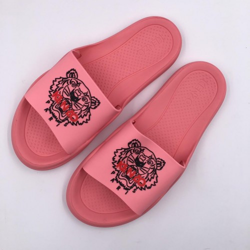 pink kenzo slides