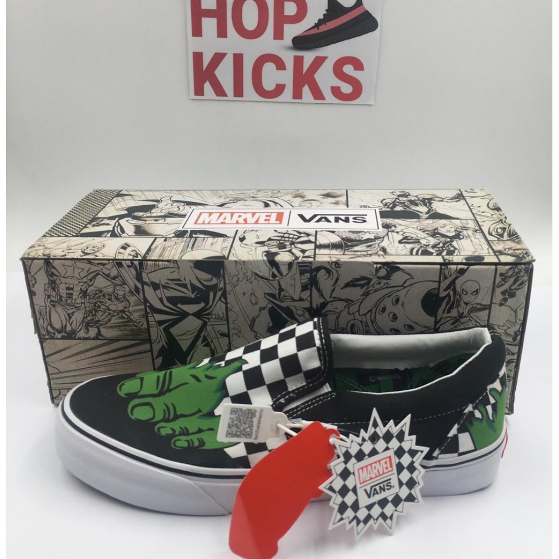 Vans HULK slip ons chequered