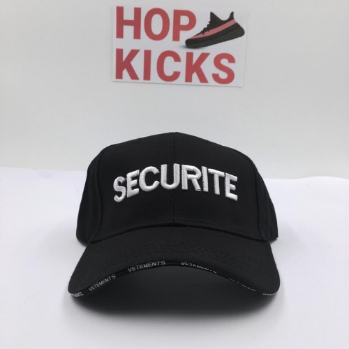 Vetements Securite Cap [ HYPED BRAND WORLDWIDE ]