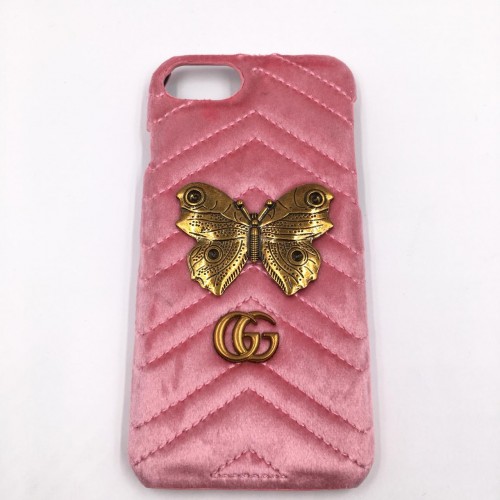 G Butterfly Dark Pink Iphone Cover