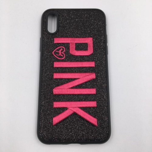 PINK Black Iphone Cover