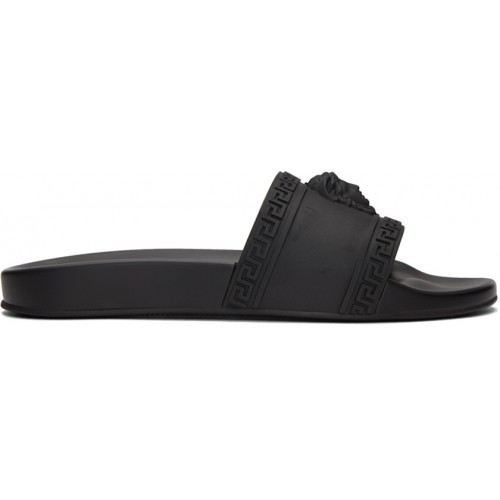 Versace Slides Black ( PREMIUM MATERIALS ) 