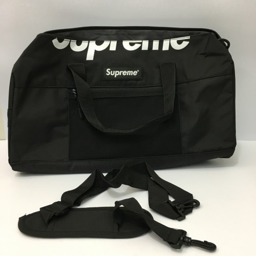 Supreme Black Duffle Bag