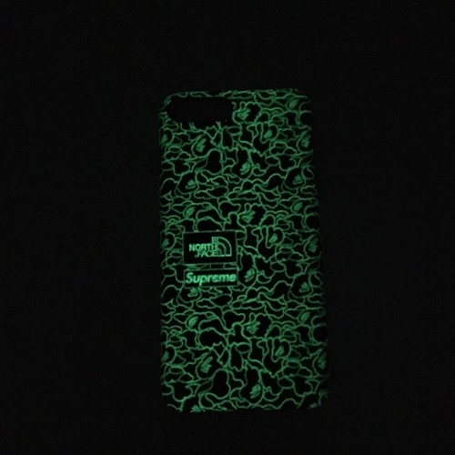GLOW IN THE DARK North Face X Supreme X Bape [ HYPED COLLAB ] 