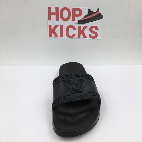 Versace Slides Black ( PREMIUM MATERIALS ) 