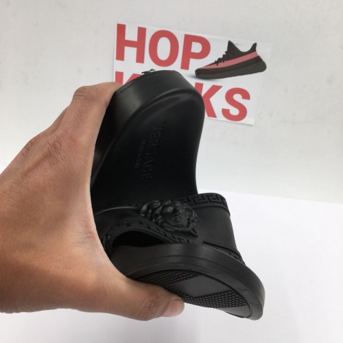 Versace Slides Black ( PREMIUM MATERIALS ) 