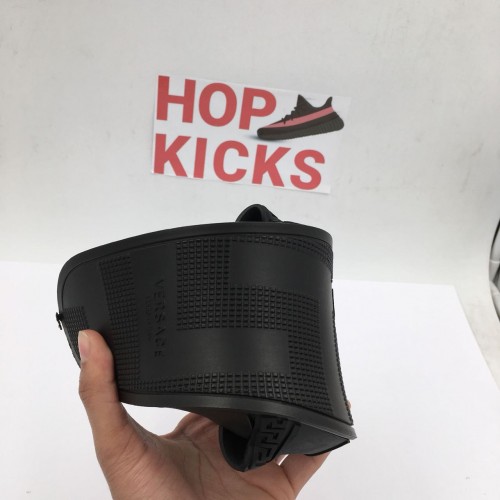 Versace Slides Black ( PREMIUM MATERIALS ) 