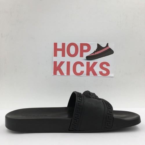 Versace Slides Black ( PREMIUM MATERIALS ) 