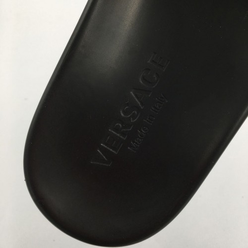 Versace Slides Black ( PREMIUM MATERIALS ) 