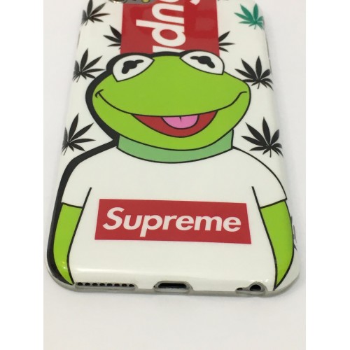 SUPREME X KERMIT WHITE  [ HYPED CASE] SOFT PROTECTION 