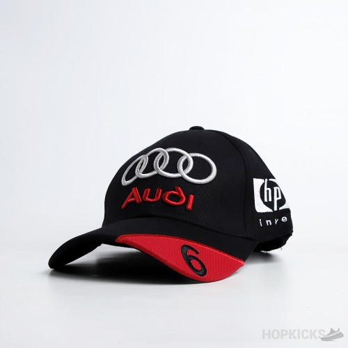 Audi Logo Hp Invent Black Cap