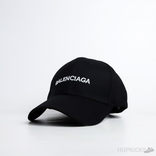 Balenciaga Logo Black Cap