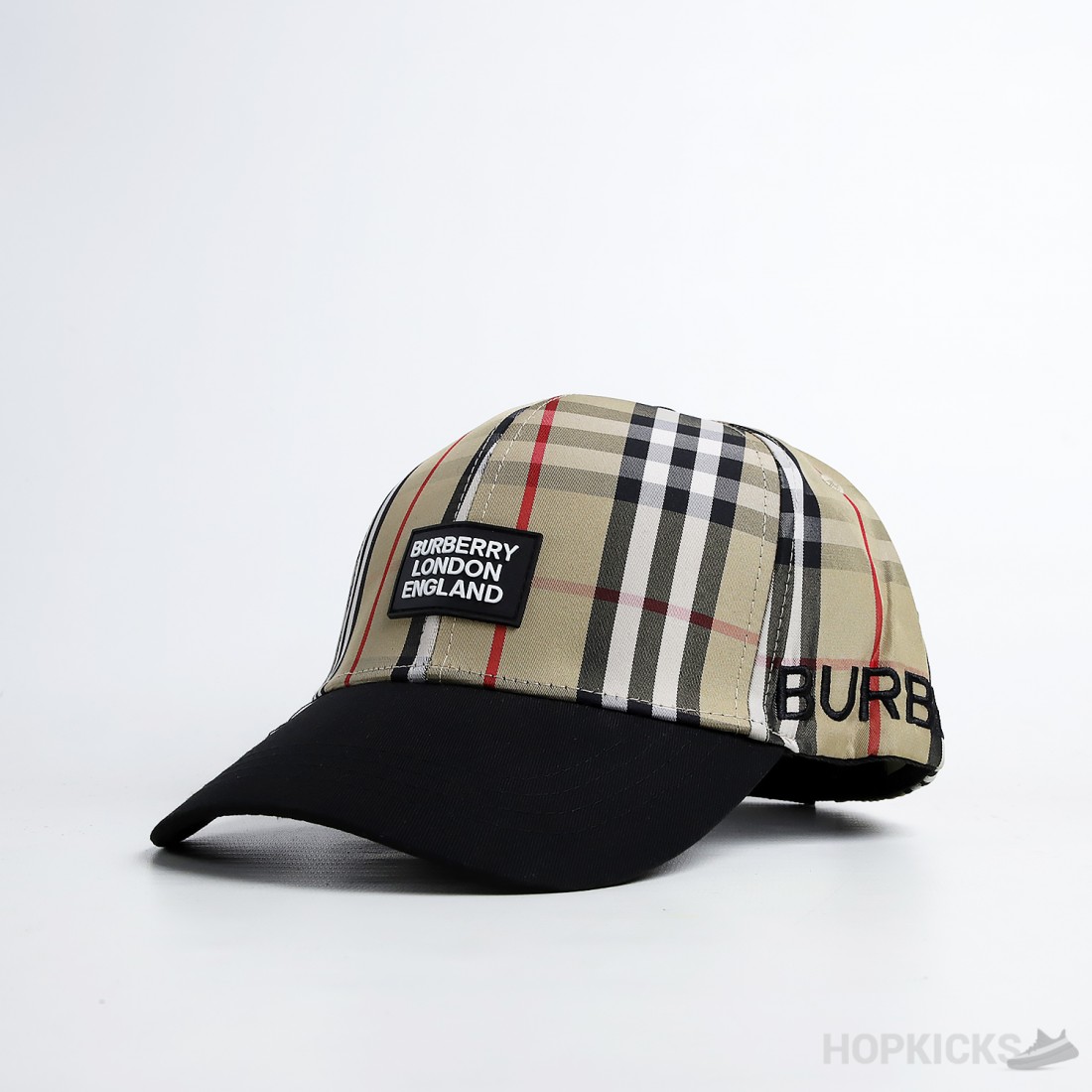 Burberry London England Black Beige Cap