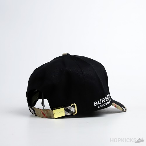 Burberry England Motif Icon Black Cap