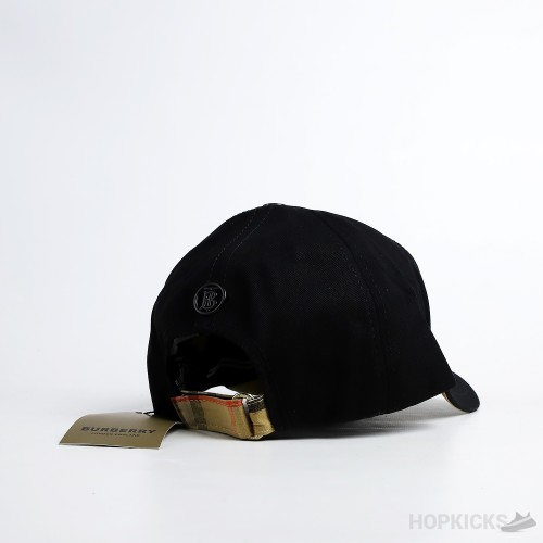 Burberry England Bt Motif Icon Black Cap
