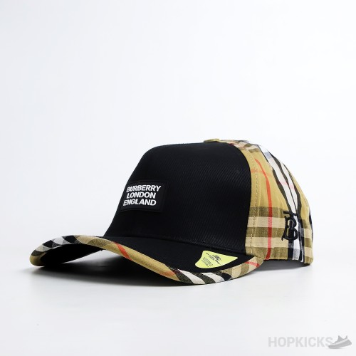 Burberry London England Black Vintage Cap