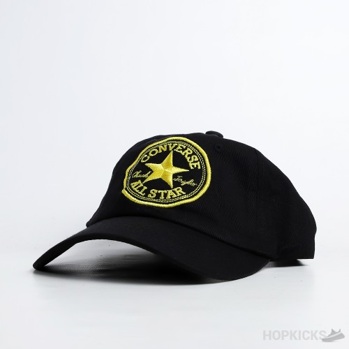 Converse Chuck Yellow  Patch Black Cap