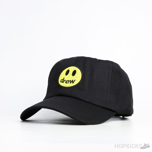 Drew House Smile Logo Black Cap