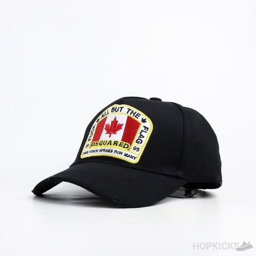 Dsquared2 Canadian Flag Black Baseball Cap