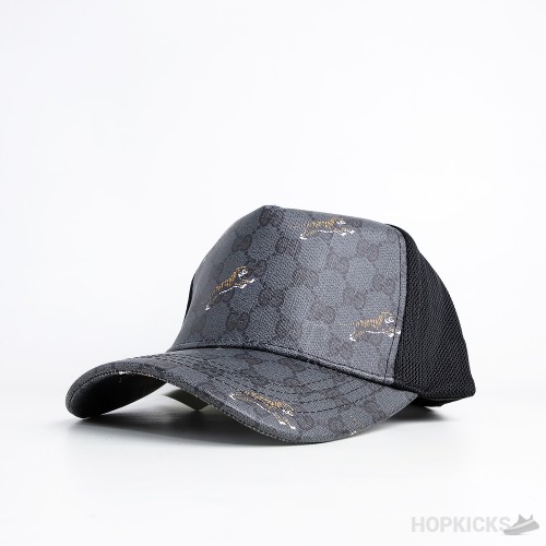 Gucci Canvas Tiger Printed Cap