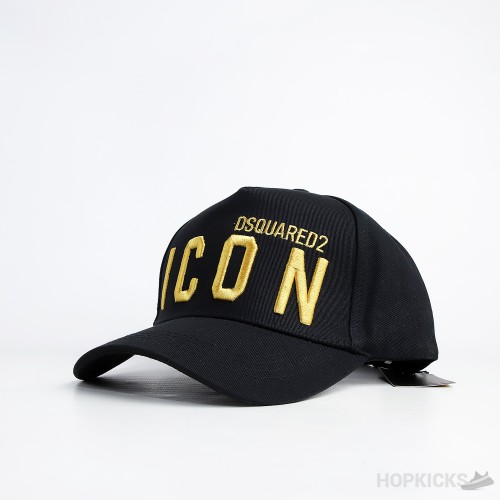 Dsquared2 Gold Logo Black Cap