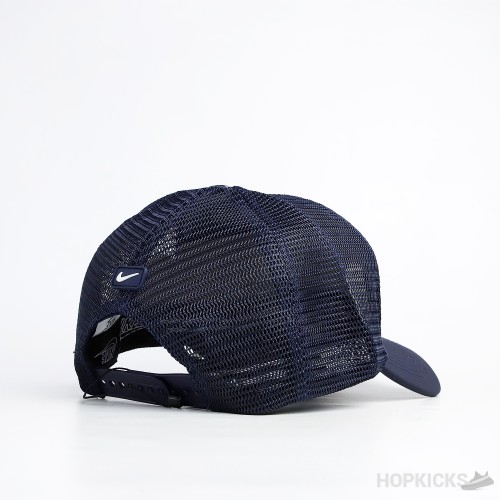 Nike Tech Swoosh Navy Trucker Cap