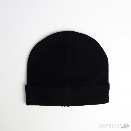 Givenchy White Logo Black Beanie