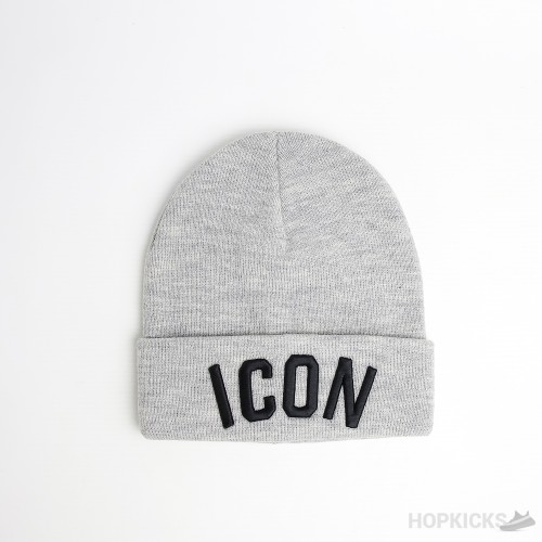 Dsquared2 Icon Black Grey Beanie