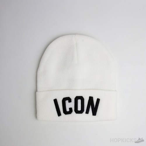Dsquared2 Icon Black White Beanie