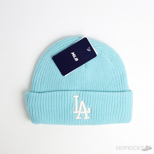 LA Dodgers MLB Unisex Beanie Cyan