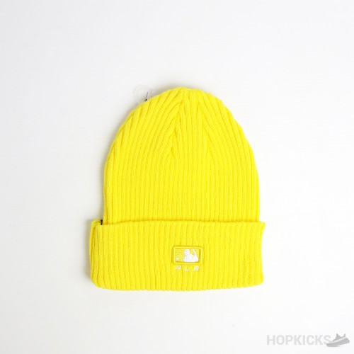 LA Logo Patch Yellow Beanie