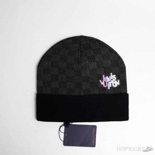 LV 12 Letters Beanie Black