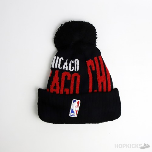 NBA New Era Chicago Bulls Black Beanie 