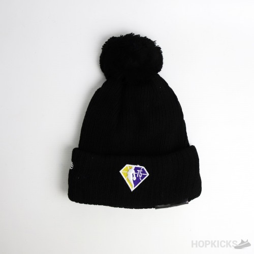 New Era LA Leakers Bobble Black Beanie