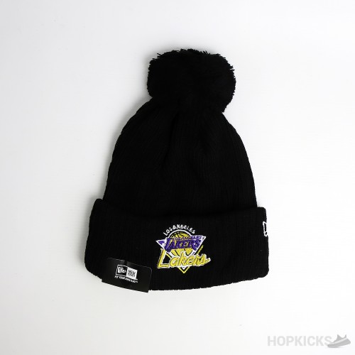 New Era LA Leakers Bobble Black Beanie