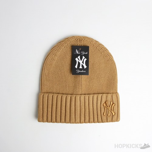 New York Yankees Brown Beanie