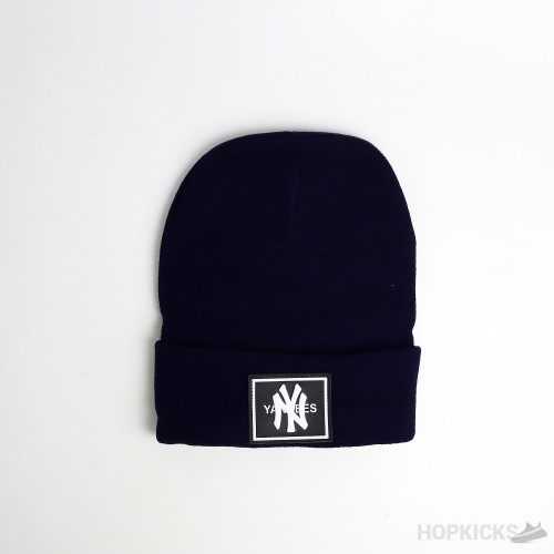 New York Yankees Patch Logo Navy Beanie