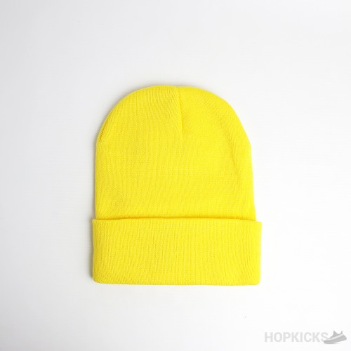 New York Yankees Patch Logo Yellow Beanie